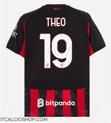 AC Milan Theo Hernandez #19 Prima Maglia 2025-26 Manica Corta